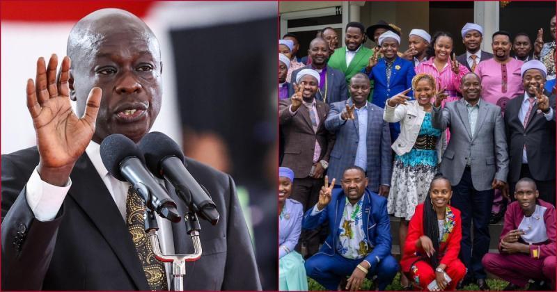 Former DP Rigathi Gachagua asked his supporters to shun musicians who called on DP Kithure Kindiki.